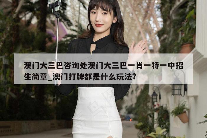 澳门大三巴咨询处澳门大三巴一肖一特一中招生简章_澳门打牌都是什么玩法?